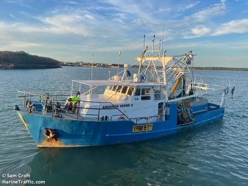 amanda verne k (Fishing vessel) - IMO , MMSI 503070620, Call Sign VM3451 under the flag of Australia