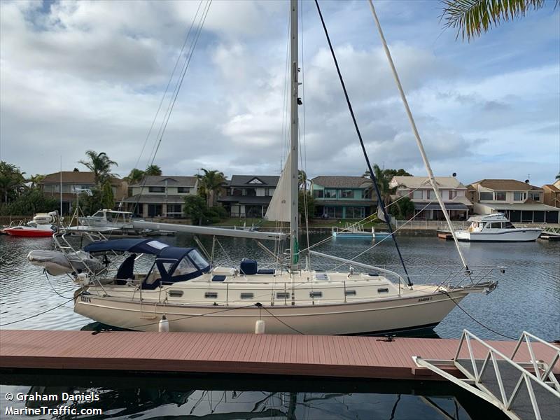 akasha ii (Sailing vessel) - IMO , MMSI 503634700, Call Sign VJN4009 under the flag of Australia