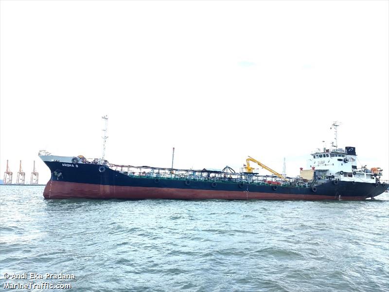 mt.argha 8 (Tanker) - IMO , MMSI 525600494, Call Sign YCXW2 under the flag of Indonesia