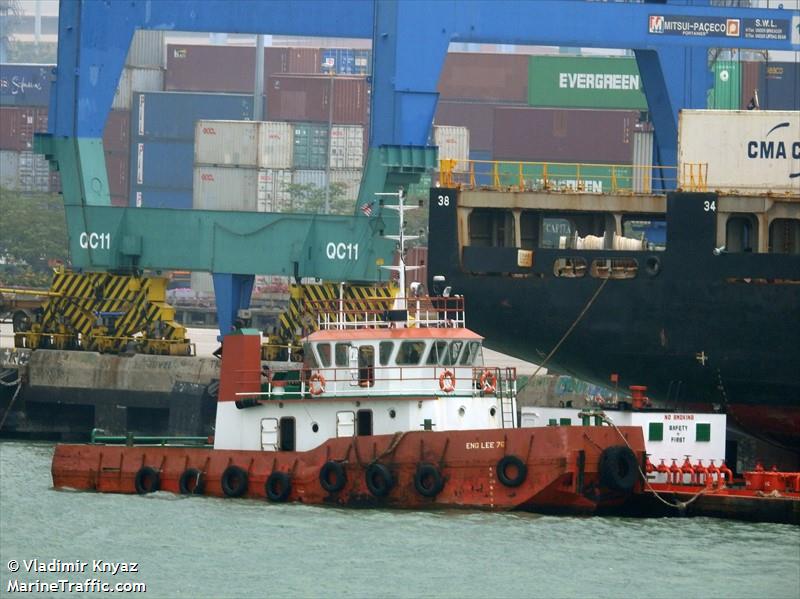 eng lee 76 (Tug) - IMO , MMSI 533130818 under the flag of Malaysia