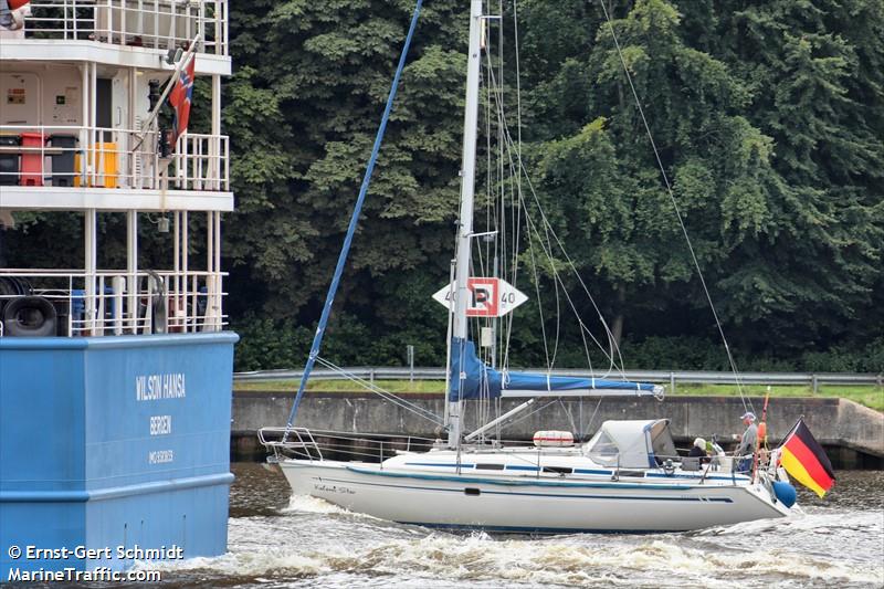 kalami star (Sailing vessel) - IMO , MMSI 211231360, Call Sign DF3852 under the flag of Germany
