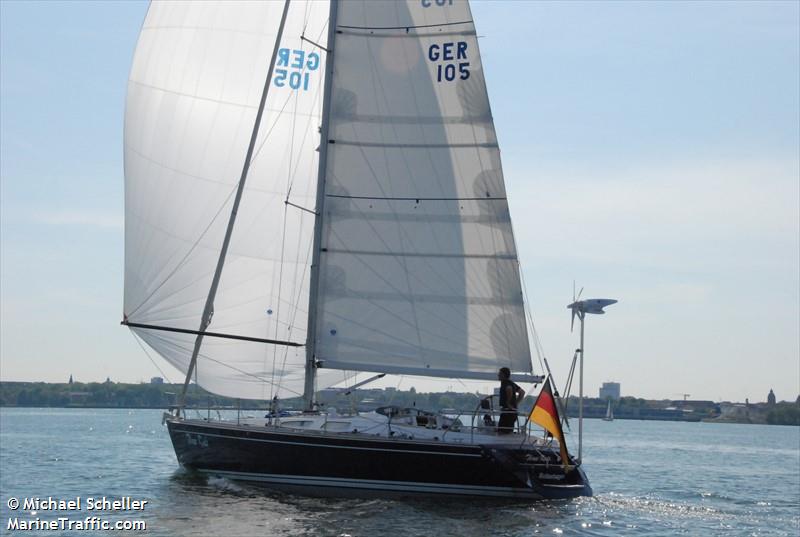 three kids (Sailing vessel) - IMO , MMSI 211538560, Call Sign DB6738 under the flag of Germany