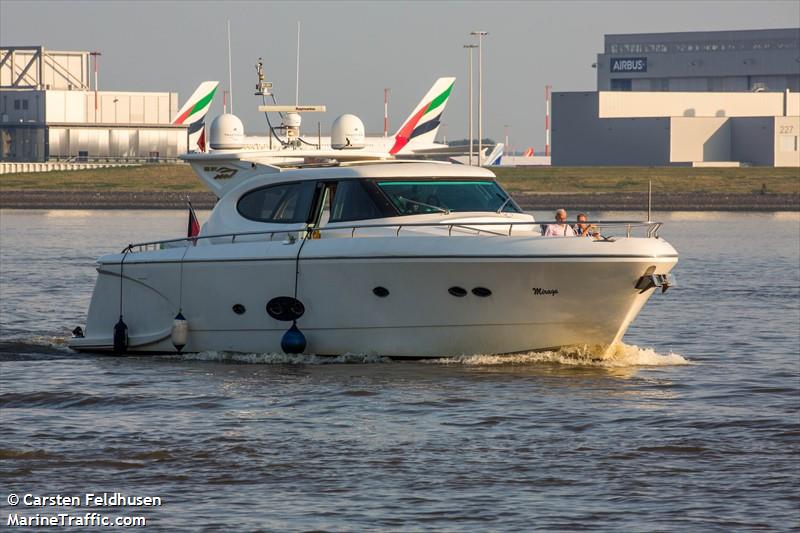 mirage (Pleasure craft) - IMO , MMSI 211584760, Call Sign DGRV2 under the flag of Germany
