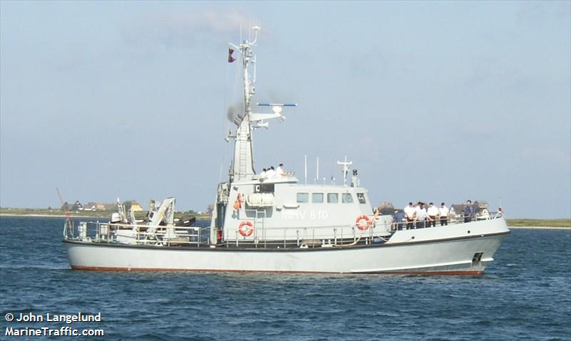 mhv 810 luna (Military ops) - IMO , MMSI 219000191, Call Sign OVMT under the flag of Denmark