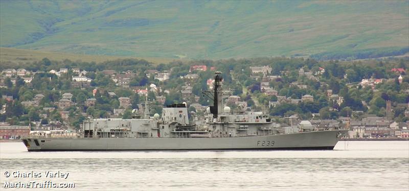 hms richmond (Military ops) - IMO , MMSI 234630000 under the flag of United Kingdom (UK)