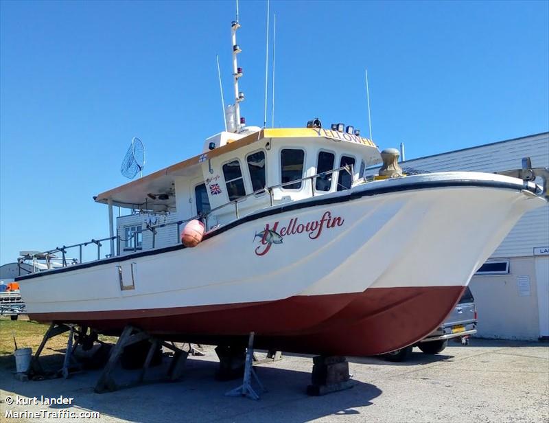 yellowfin (Pleasure craft) - IMO , MMSI 235104746 under the flag of United Kingdom (UK)