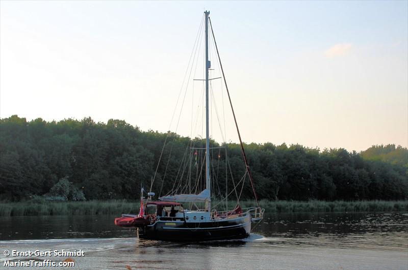 hestia (Sailing vessel) - IMO , MMSI 244030868, Call Sign PC7308 under the flag of Netherlands