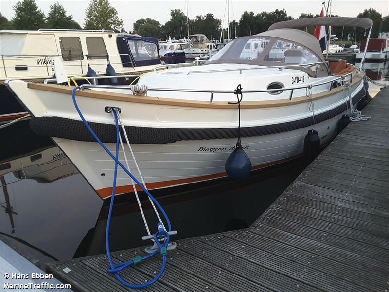 diospyros (Pleasure craft) - IMO , MMSI 244184265, Call Sign PB8803 under the flag of Netherlands