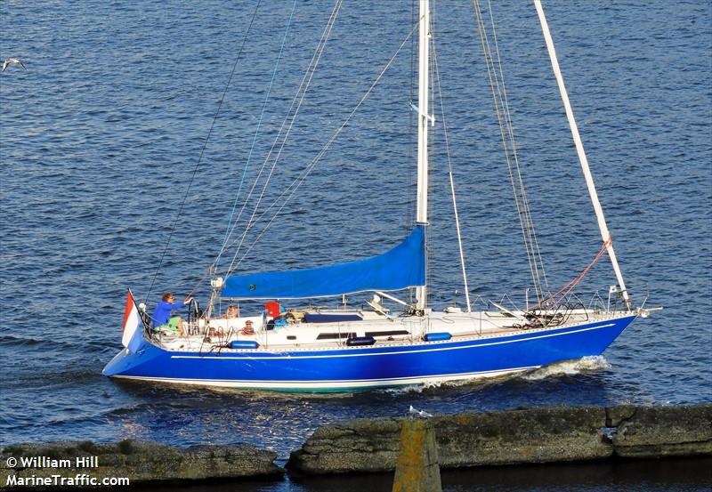blue june (Pleasure craft) - IMO , MMSI 244620280, Call Sign PB7072 under the flag of Netherlands