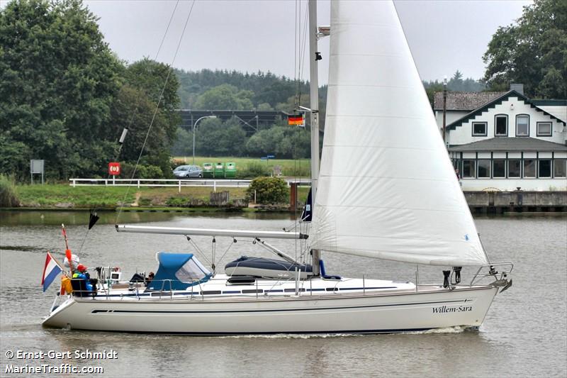 willem sara (Sailing vessel) - IMO , MMSI 244650682, Call Sign PB6379 under the flag of Netherlands