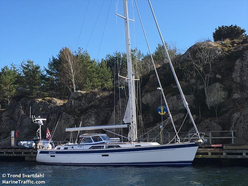 sante (Sailing vessel) - IMO , MMSI 258309480, Call Sign LG9454 under the flag of Norway