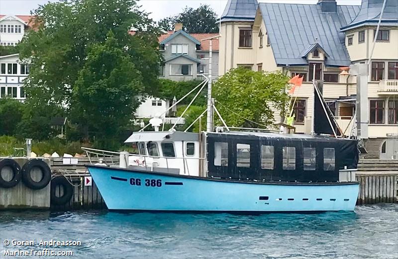gg 386 kalfen (Fishing vessel) - IMO , MMSI 265830870, Call Sign SFC2607 under the flag of Sweden