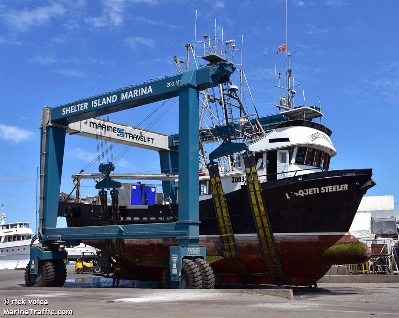 lasqueti steeler (Fishing vessel) - IMO , MMSI 316003588 under the flag of Canada