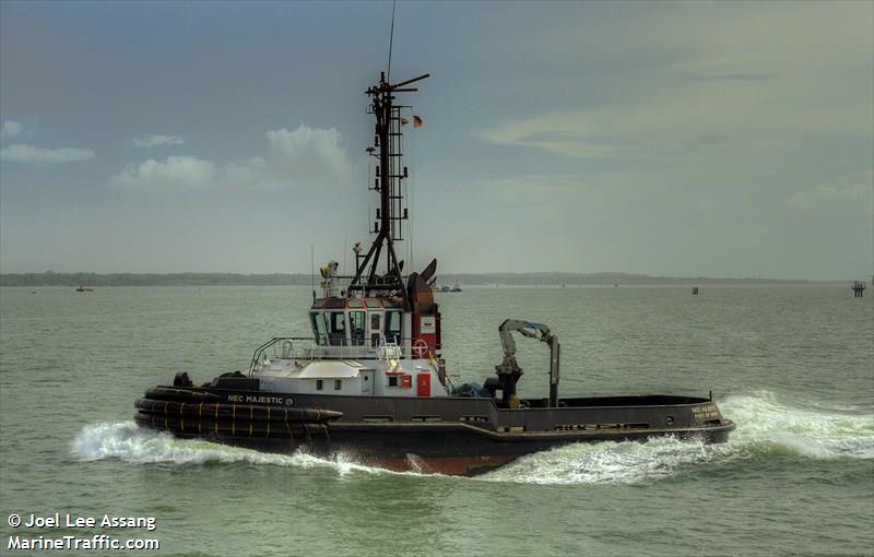 nec majestic (Tug) - IMO 9295828, MMSI 362014000, Call Sign 9YFY under the flag of Trinidad & Tobago