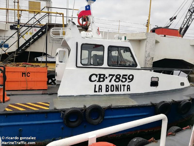 la bonita (Other type) - IMO , MMSI 725001644 under the flag of Chile