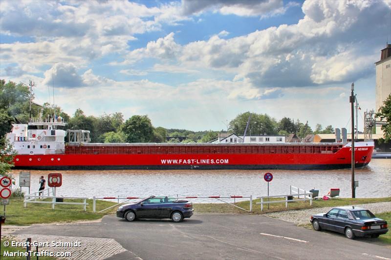 fast herman (General Cargo Ship) - IMO 9345362, MMSI 205689000, Call Sign ONIO under the flag of Belgium