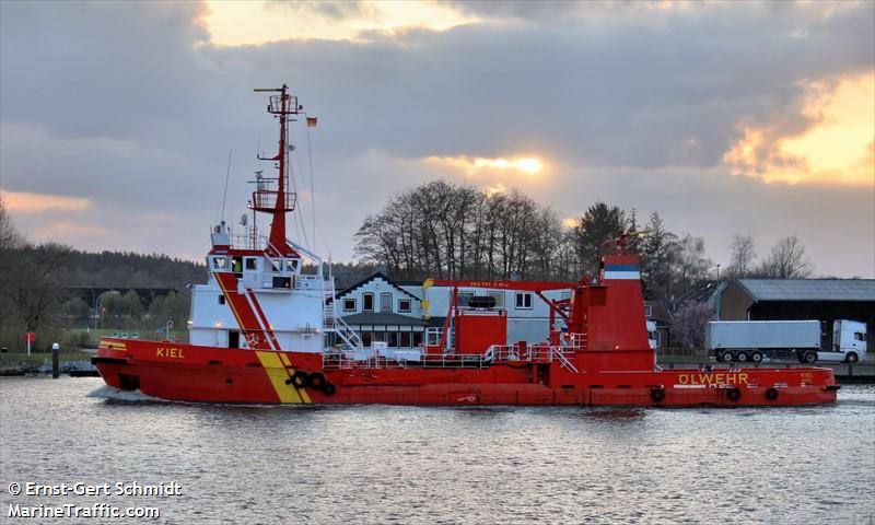 kiel (Pollution Control Vessel) - IMO 8501529, MMSI 211215730, Call Sign DLQO under the flag of Germany