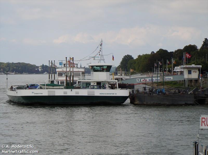 koenigswinter iv (Passenger ship) - IMO , MMSI 211486520, Call Sign DC8128 under the flag of Germany