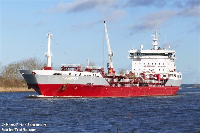 lagertha (Chemical/Oil Products Tanker) - IMO 9410143, MMSI 215506000, Call Sign 9HA5147 under the flag of Malta