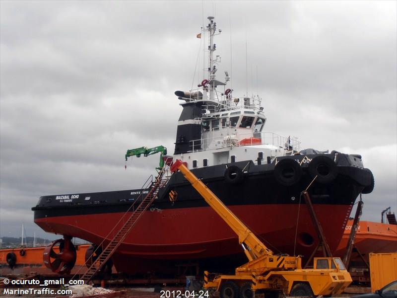 ibaizabal ocho (Tug) - IMO 9546655, MMSI 224640870, Call Sign ECPC under the flag of Spain