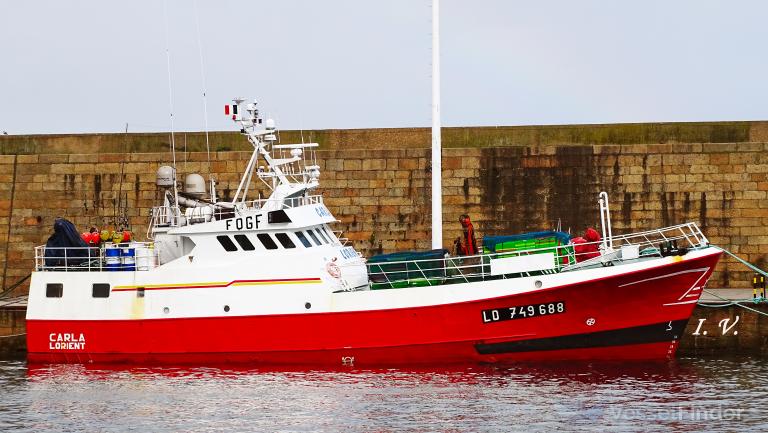 fv carla (Fishing Vessel) - IMO 8918021, MMSI 227107100, Call Sign FQGF under the flag of France
