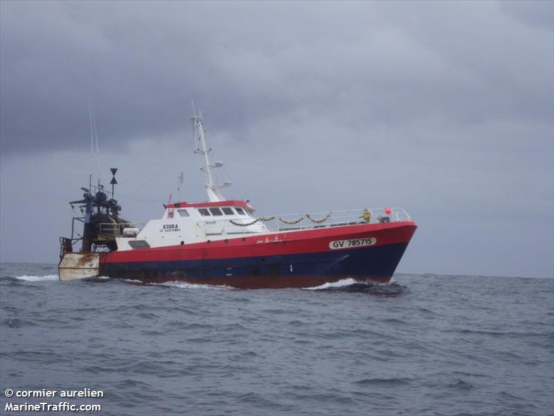 ksora (Fishing vessel) - IMO , MMSI 227393000, Call Sign FGSJ under the flag of France