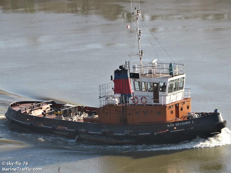 bon secours 1 (Tug) - IMO , MMSI 227789690, Call Sign FU4188 under the flag of France