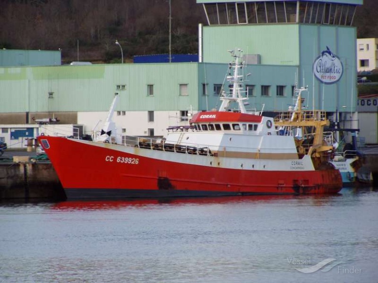 fv corail (Fishing Vessel) - IMO 9178147, MMSI 228106800, Call Sign FQAX under the flag of France