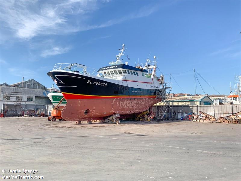 fv talariante (Fishing vessel) - IMO , MMSI 228203800, Call Sign FMCM under the flag of France