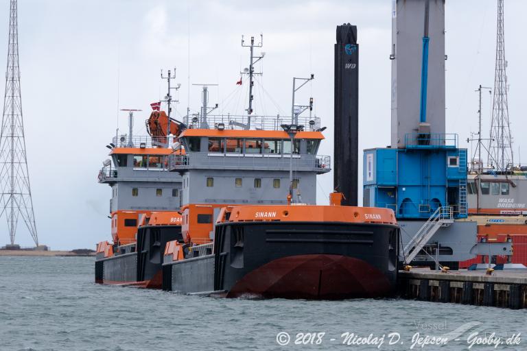 sinann (Motor Hopper) - IMO 9808807, MMSI 230085750, Call Sign OJRU under the flag of Finland