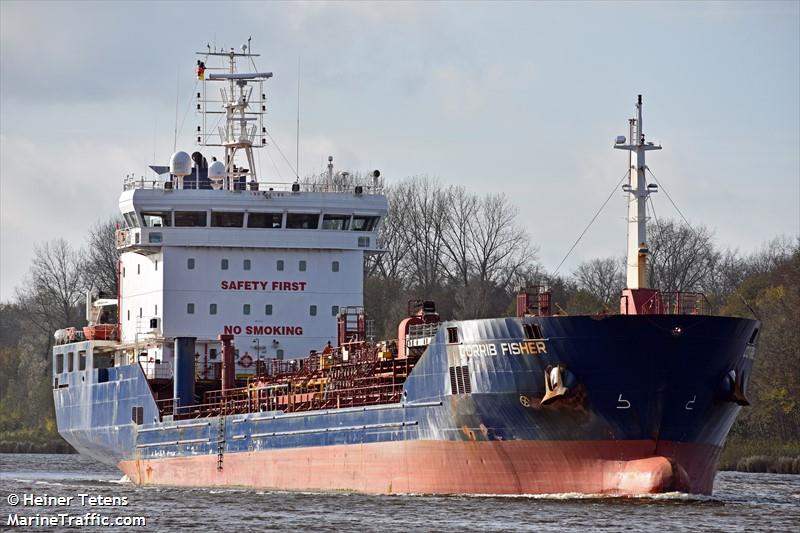 corrib fisher (Chemical/Oil Products Tanker) - IMO 9413585, MMSI 232016768, Call Sign MDLW8 under the flag of United Kingdom (UK)
