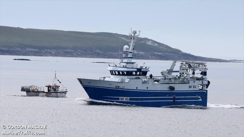 audacious bf83 (Fishing vessel) - IMO , MMSI 232018710, Call Sign MECA6 under the flag of United Kingdom (UK)