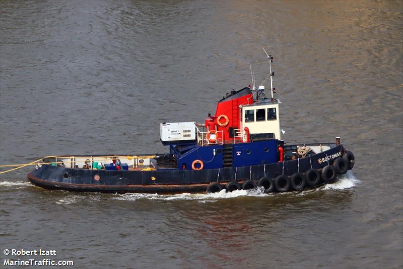 bostonian (Tug) - IMO , MMSI 232024072, Call Sign MFZE7 under the flag of United Kingdom (UK)