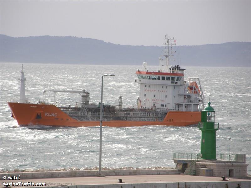 kijac (Chemical/Oil Products Tanker) - IMO 9339416, MMSI 238255000, Call Sign 9AA6415 under the flag of Croatia