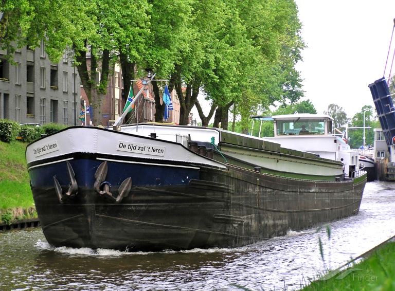 de tijd zal t leren (Cargo ship) - IMO , MMSI 244670810, Call Sign PF3968 under the flag of Netherlands