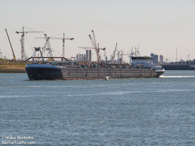 amelie 2 (Cargo ship) - IMO , MMSI 244710710, Call Sign PB4837 under the flag of Netherlands