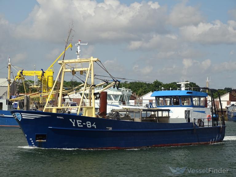 ye-84 isabel (Fishing vessel) - IMO , MMSI 244770262, Call Sign PI9926 under the flag of Netherlands