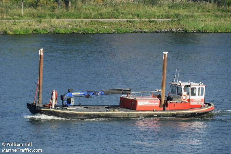 kees (Cargo ship) - IMO , MMSI 244780535, Call Sign PA3001 under the flag of Netherlands