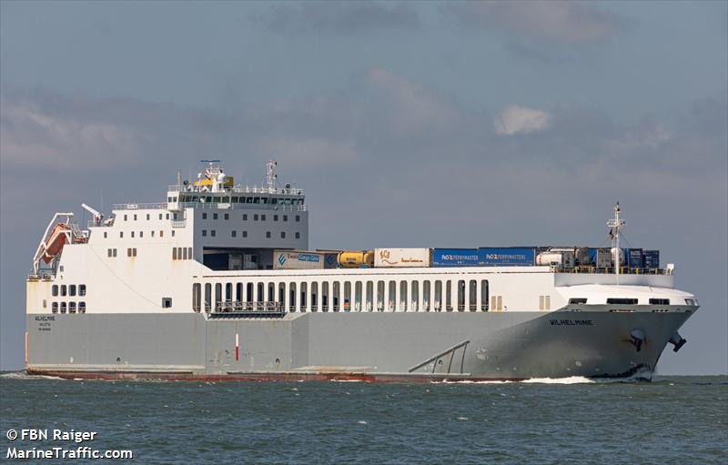 wilhelmine (Ro-Ro Cargo Ship) - IMO 9539080, MMSI 249239000, Call Sign 9HA4165 under the flag of Malta
