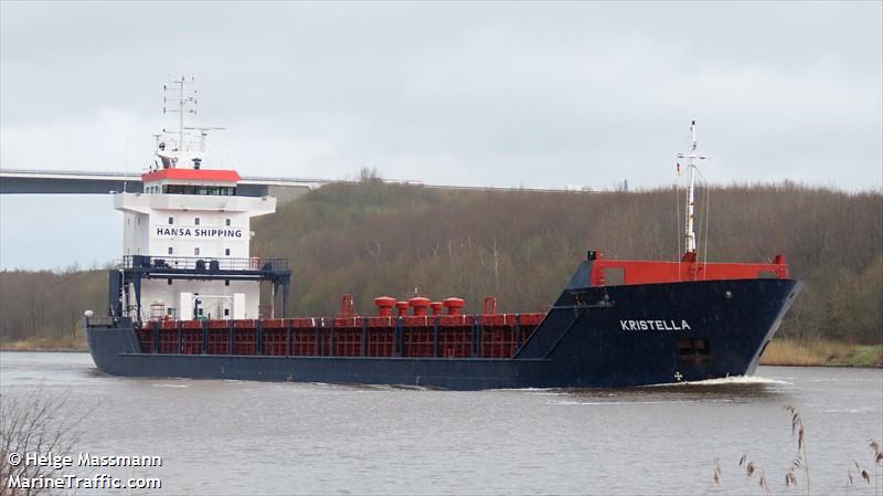 kristella (General Cargo Ship) - IMO 9187928, MMSI 249627000, Call Sign 9HA4318 under the flag of Malta