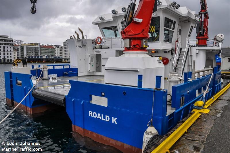 roald k (Cargo ship) - IMO , MMSI 257080180, Call Sign LF6524 under the flag of Norway