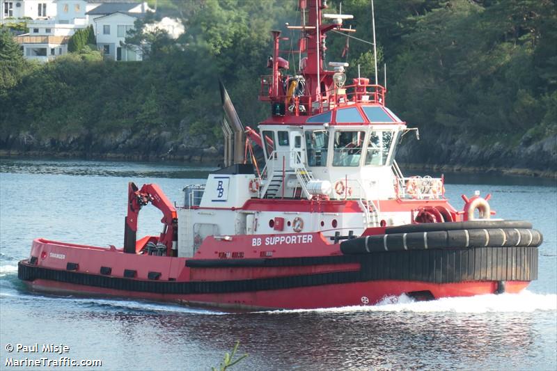 bb supporter (Tug) - IMO 9432983, MMSI 257446000, Call Sign LMKK under the flag of Norway