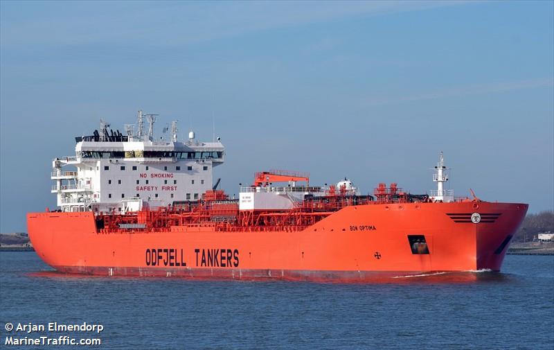 bow optima (Chemical/Oil Products Tanker) - IMO 9818541, MMSI 257525000, Call Sign LAGA8 under the flag of Norway