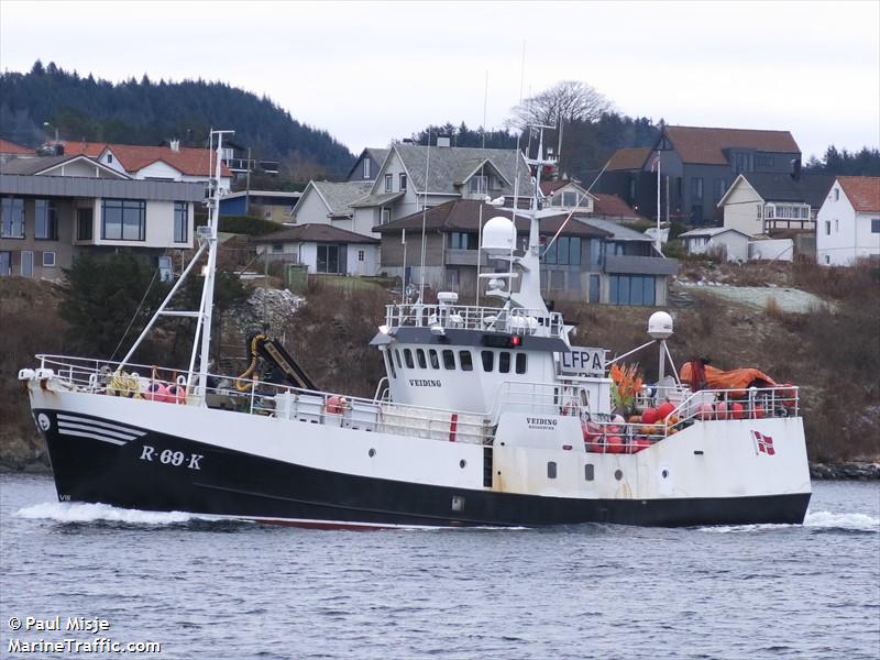 veiding (Fishing Support Vessel) - IMO 8959116, MMSI 257816500, Call Sign LFPA under the flag of Norway