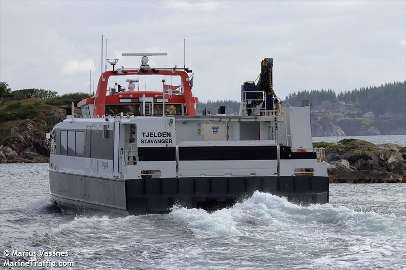 tjelden (Passenger/Ro-Ro Cargo Ship) - IMO 9684859, MMSI 258998000, Call Sign LFNL under the flag of Norway