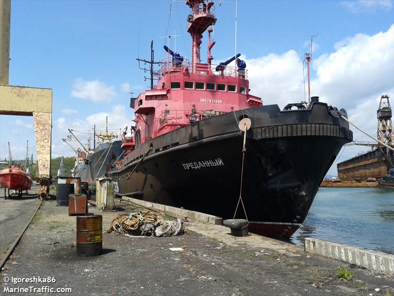 predannyy (Tug) - IMO 7831898, MMSI 273817100, Call Sign UDDA under the flag of Russia