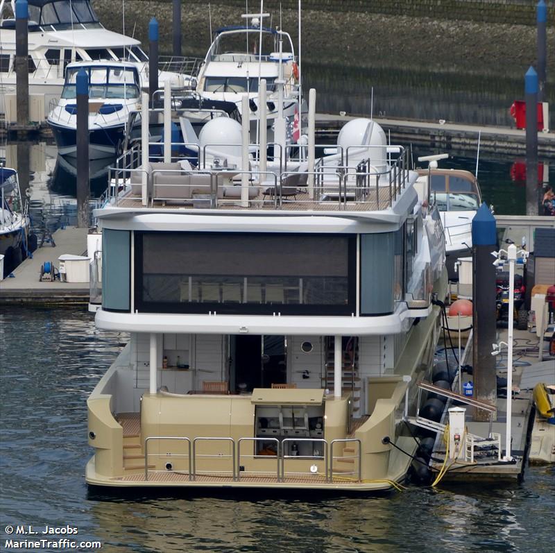 azura (Pleasure craft) - IMO , MMSI 316037846, Call Sign J8Y3622 under the flag of Canada