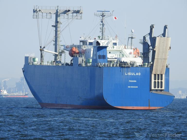 ligulao (Vehicles Carrier) - IMO 9561605, MMSI 351609000, Call Sign 3FIK2 under the flag of Panama