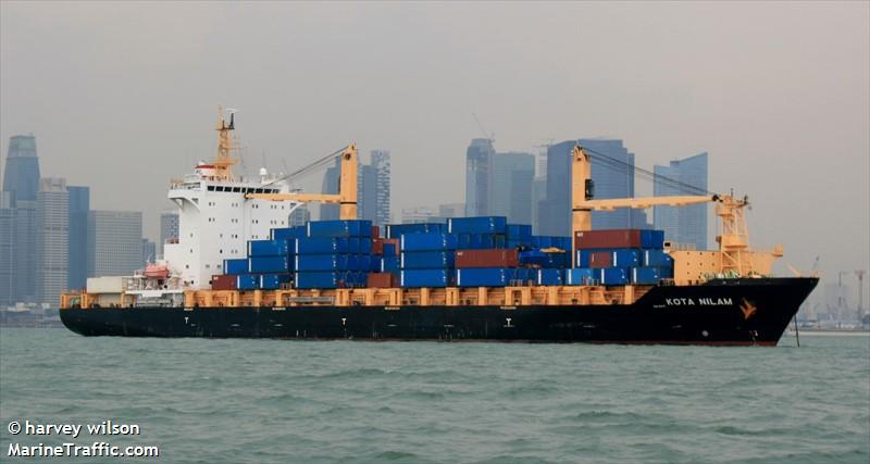 m.v.kota nilam (Container Ship) - IMO 9461647, MMSI 354275000, Call Sign 3EZQ8 under the flag of Panama