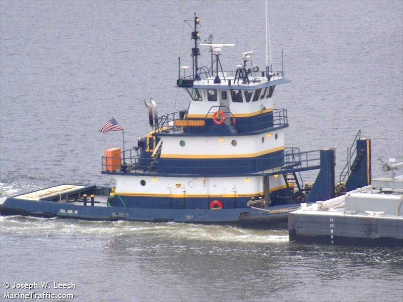 gold coast (Tug) - IMO , MMSI 367098010, Call Sign WDC9135 under the flag of United States (USA)